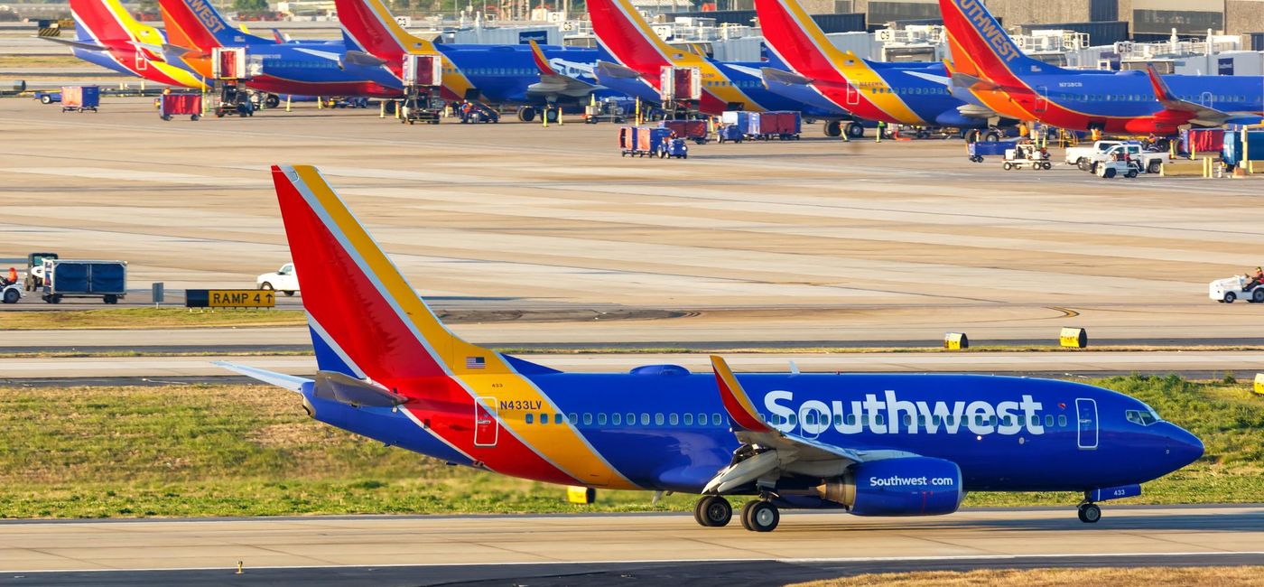 Image: PHOTO: Southwest Airlines Boeing 737 aircraft at Hartsfield-Jackson Atlanta International Airport. (photo via Boarding1Now/iStock Editorial/Getty Images Plus)