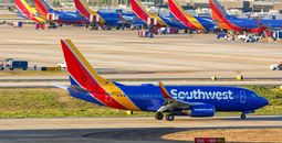 Southwest Airlines Boeing 737 aircraft at Hartsfield-Jackson Atlanta International Airport
