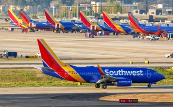Southwest Airlines Boeing 737 aircraft at Hartsfield-Jackson Atlanta International Airport