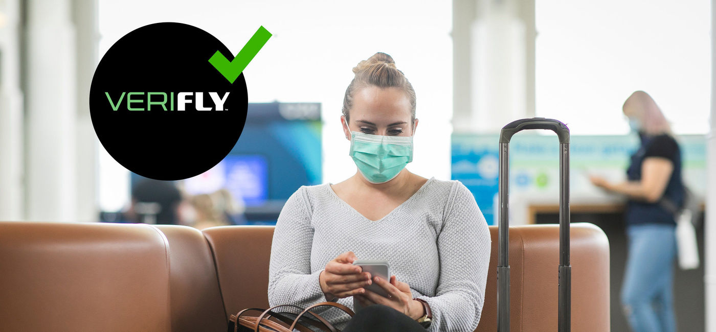 Image: VeriFLY is a mobile app that acts as a digital health passport. (photo courtesy of Alaska Airlines)