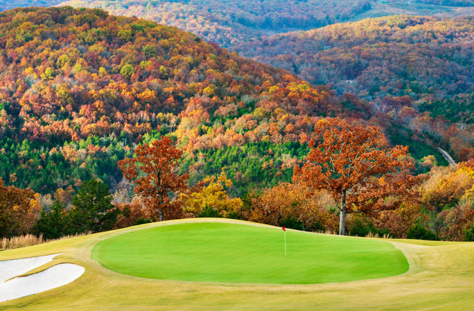 Big Cedar Lodge, Ridgedale, Missouri, autumn, fall, foliage, golfing