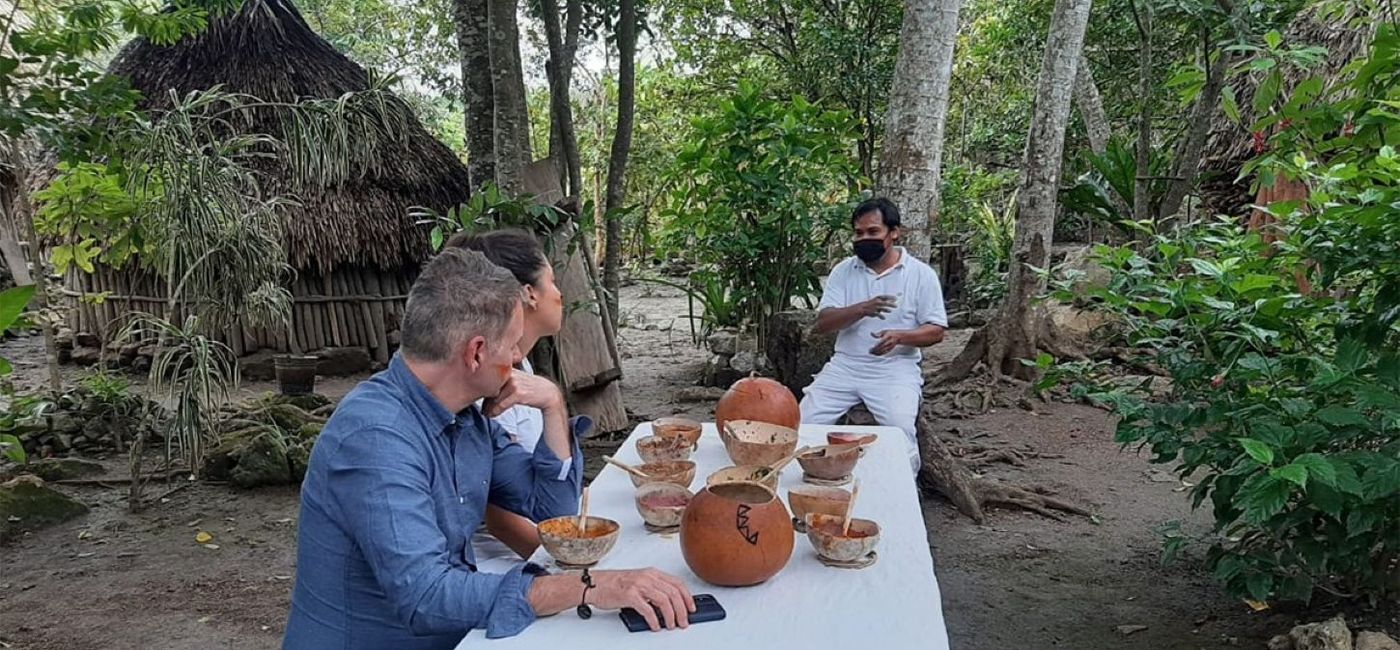 Image: Travelers learn about Mayan culture and food with Mayan Kajtaj in the Mexican Caribbean. (photo via Mexican Caribbean Travel) ((photo via Mexican Caribbean Travel))