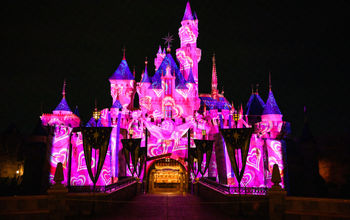 Sleeping Beauty Castle, Disneyland After Dark, Sweethearts’ Nite, Disneyland Resort, Nites, themed, special, events, after-hours, evenings, nighttime, separately ticketed, parties