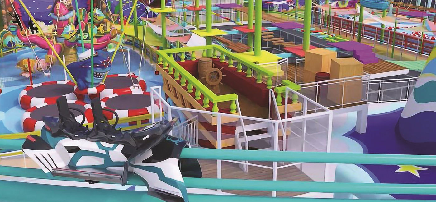 Image: PHOTO: The first-ever Theme Park at sea, the 'Dream Park at the Pier' will feature the world's longest roller coaster at sea. (photo courtesy of Dream Cruises)