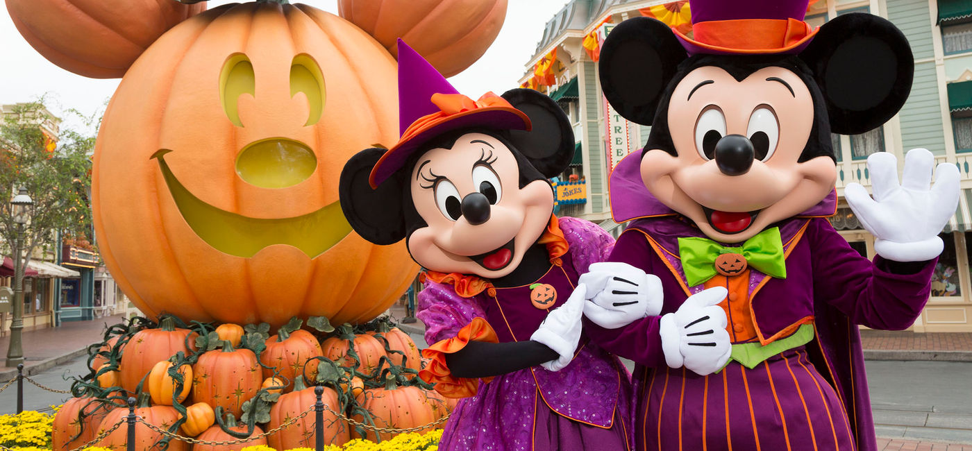 Image: Mickey and Minnie celebrate Halloween. (photo courtesy Disneyland Resort)
