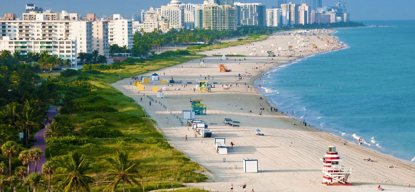 Photo: PHOTO: Miami Beach. (photo via The Miami Beach Visitor and Convention Authority and H+K Strategies) (Photo Credit: Miami Beach Visitor and Convention Authority)
