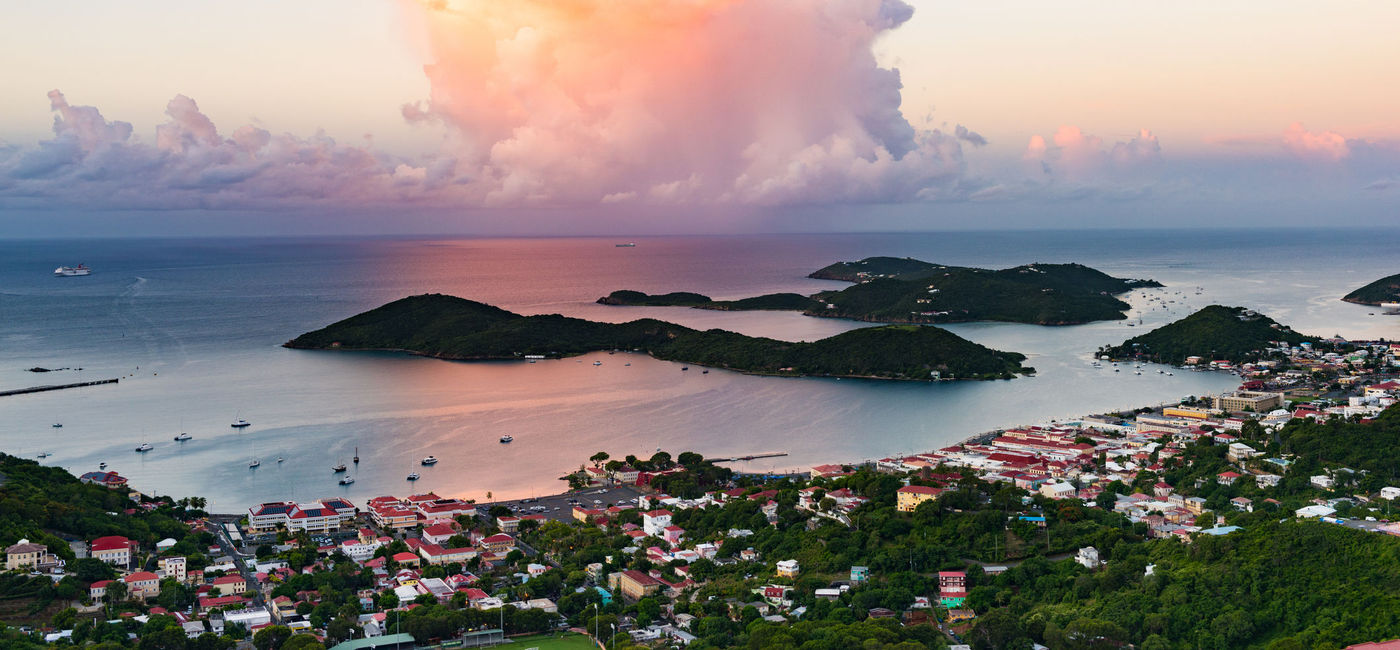 Image: Charlotte Amalie, St. Thomas, US Virgin Islands. (photo via SandraFoyt / iStock / Getty Images Plus)