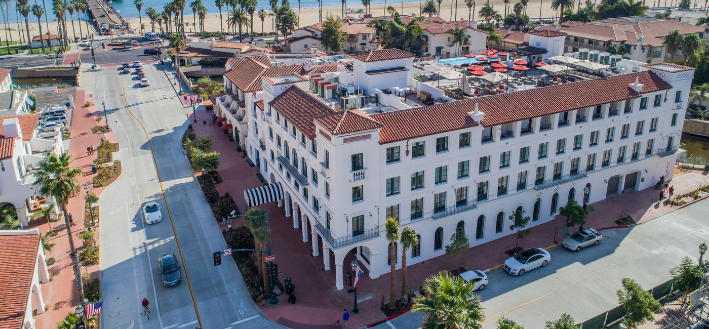 Image: Aerial view of the Hotel Californian. (photo via Preferred Hotels & Resorts) ((photo via Preferred Hotels & Resorts))