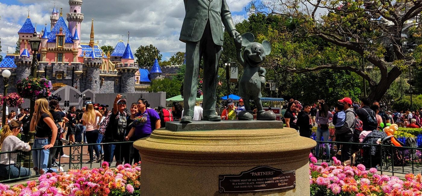 Image: Partners statue at Disneyland. (photo via Lauren Bowman)