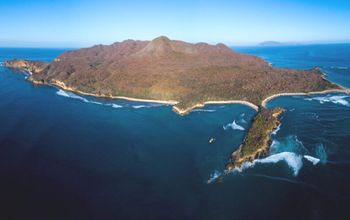 Aerial view of Islas Marias