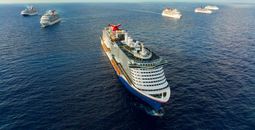 Seven Carnival Ships Meet