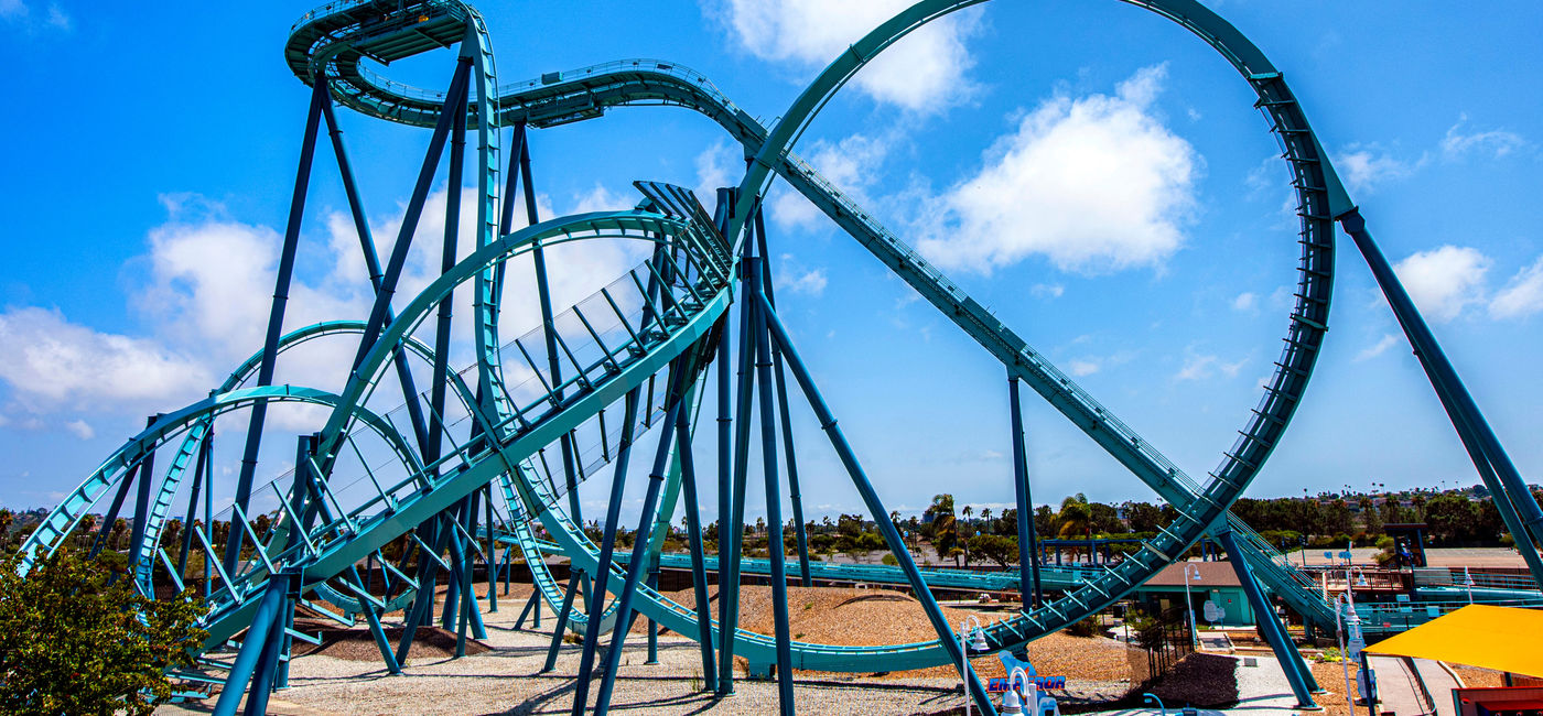 Image: Emperor dive coaster at SeaWorld San Diego. (photo via SeaWorld San Diego Media)