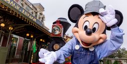 The Walt Disney World Railroad at the Magic Kingdom Park.