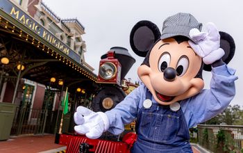 The Walt Disney World Railroad at the Magic Kingdom Park.