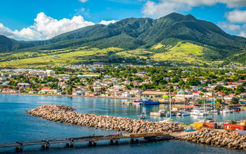 Cruise port Zante, Basseterre, Saint Kitts.