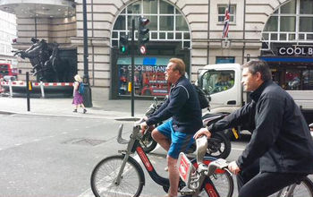 Arnold Schwarzenegger Boris Bikes 