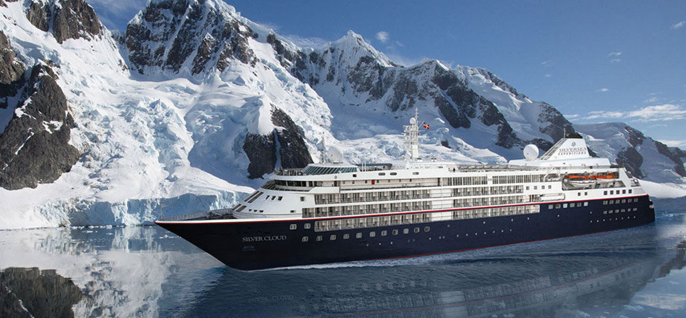 Image: PHOTO: Silver Cloud has successfully arrived in Antarctica. (photo courtesy of Silversea Expeditions)