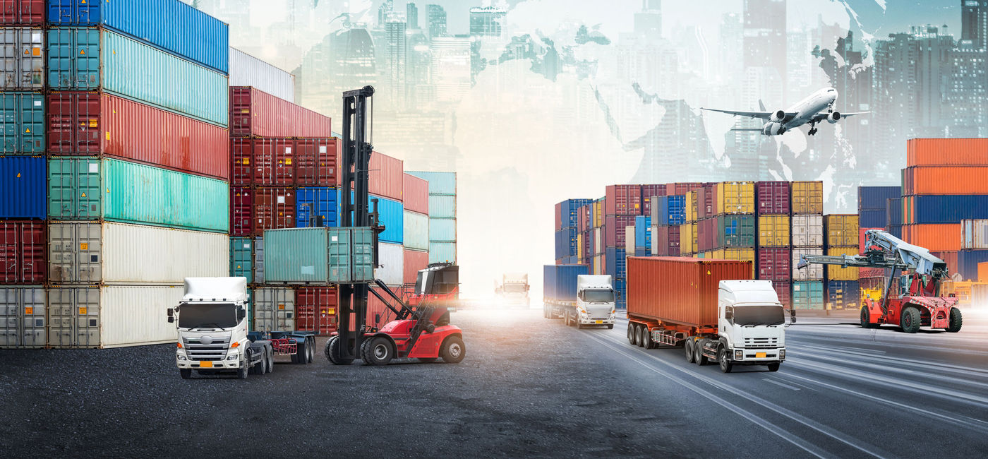 Image: Global supply chain logistics concept rendering. (photo via iStock/Getty Images Plus/Tryaging)