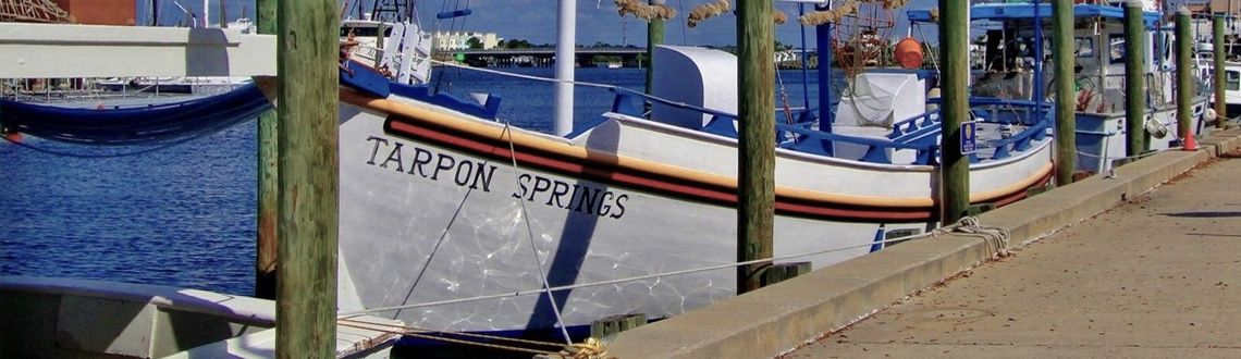 Sponge boats of Tarpon Springs, Florida