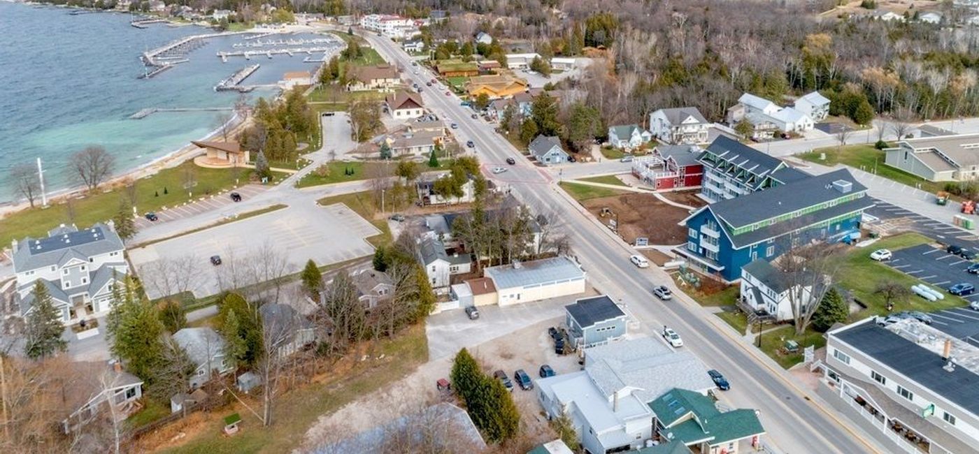 Image: The cobalt-blue Dörr Hotel is scheduled to open in Wisconsin's Door County in late May 2021. (Photo courtesy of The Dörr Hotel) (The Dörr Hotel)
