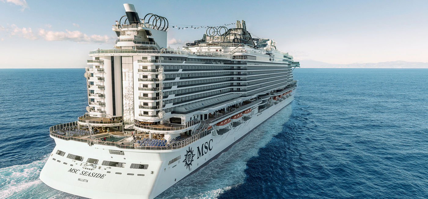 Image: MSC is moving ahead with its new luxury division. Pictured is MSC Cruises' MSC Seaside. (Photo via MSC Cruises)
