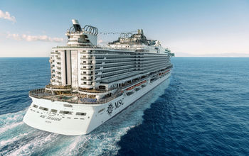 aerial of MSC Seaside