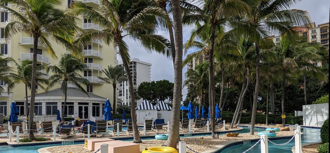 Image: Pelican Grand Beach Resort Pool Lazy River (Photo via Susan Young)