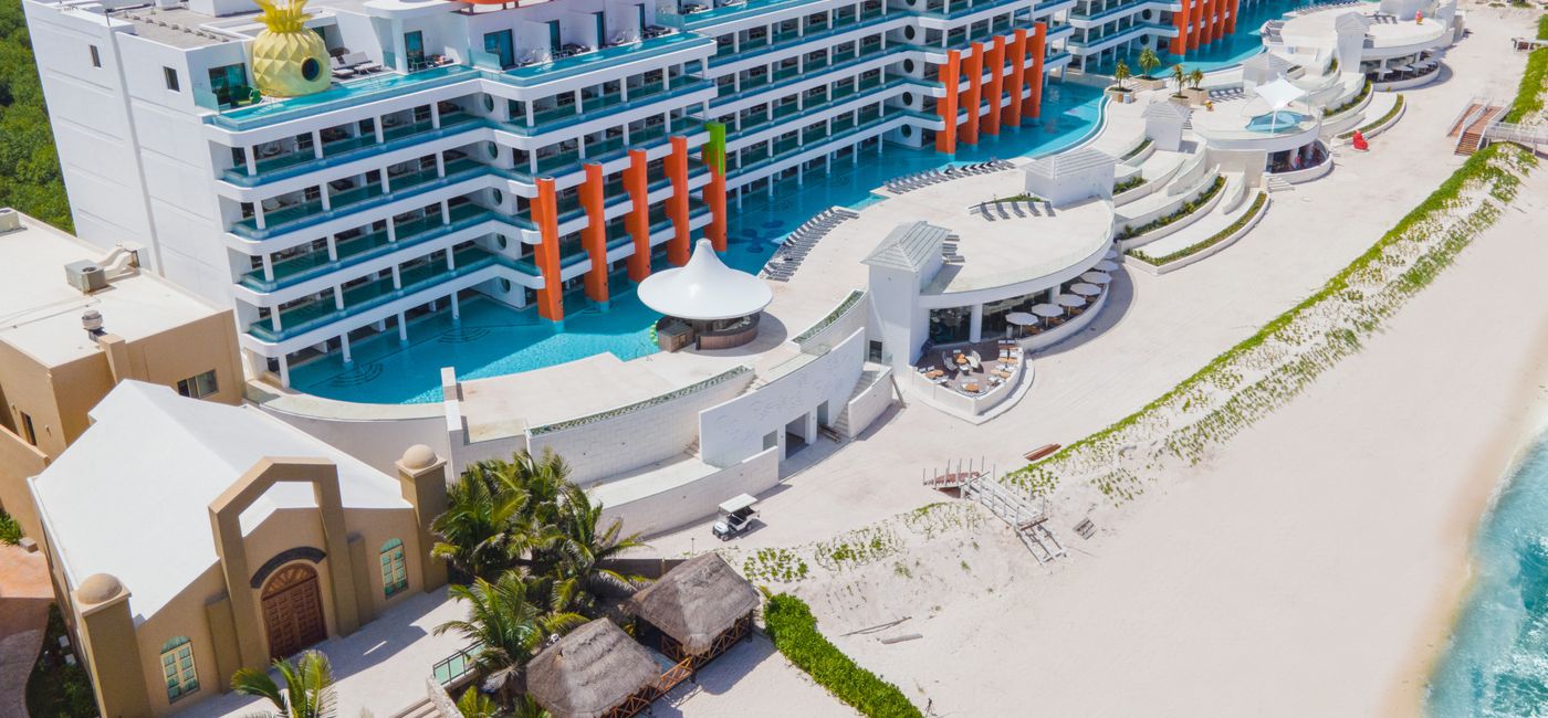 Image: Aerial view of the Nickelodeon Resorts & Hotels Riviera Maya. (photo via Nickelodeon Resorts & Hotels) ((photo via Nickelodeon Resorts & Hotels))