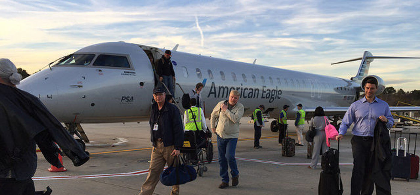 Image: PHOTO: American Eagle Flight 5422 on the tarmac at Charlotte Douglas International Airport. (photo via Flickr/Tony Alter)