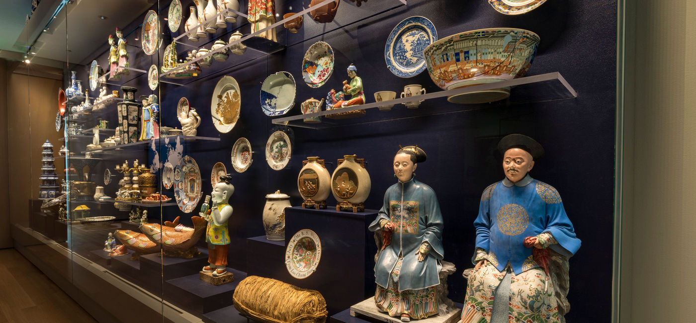 Image: PHOTO: Asian Export Art display inside Peabody Essex Museum expansion.(Photo via PEM by Kathy Tarantola) (Peabody Essex Museum)