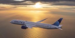 United Airlines plane.