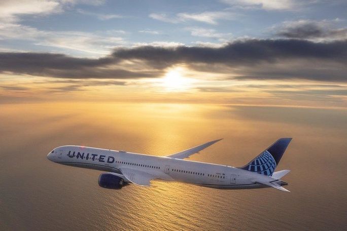 Avión de United Airlines.