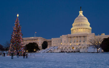 Christmas, holidays, tree, National Mall, Capitol Building, Washington DC