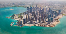 Doha, Qatar from the air