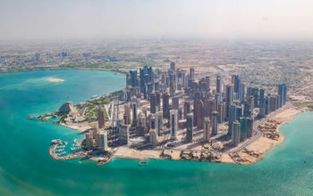 Doha, Qatar from the air