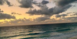 Sunrise view from Sun Palace Cancun
