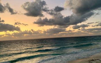 Sunrise view from Sun Palace Cancun