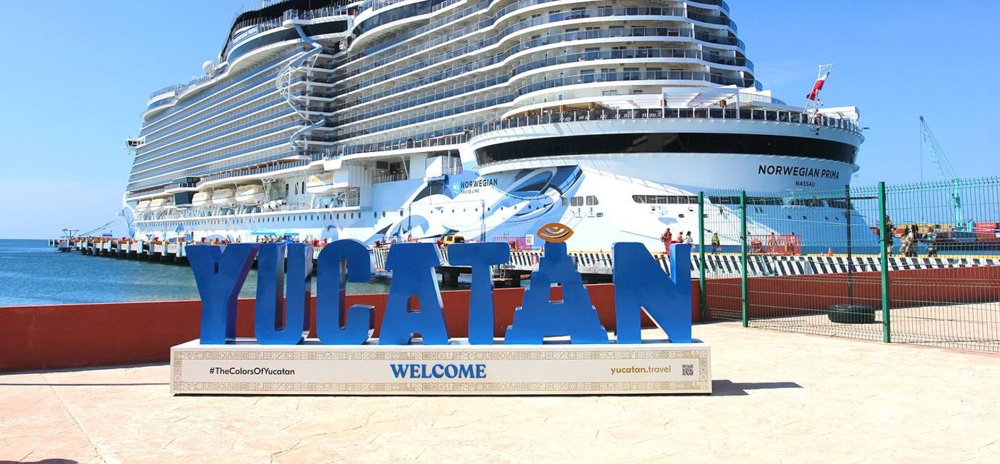 Image: Norwegian Prima in Yucatan Mexico for the first time (photo via Yucatan’s Ministry of Tourism) (Yucatan’s Ministry of Tourism)