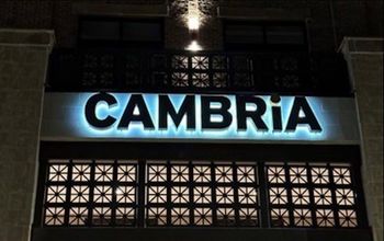 Cambria Hotel Savannah Downtown Historic District, Cambria Hotels, exterior, sign, marquee