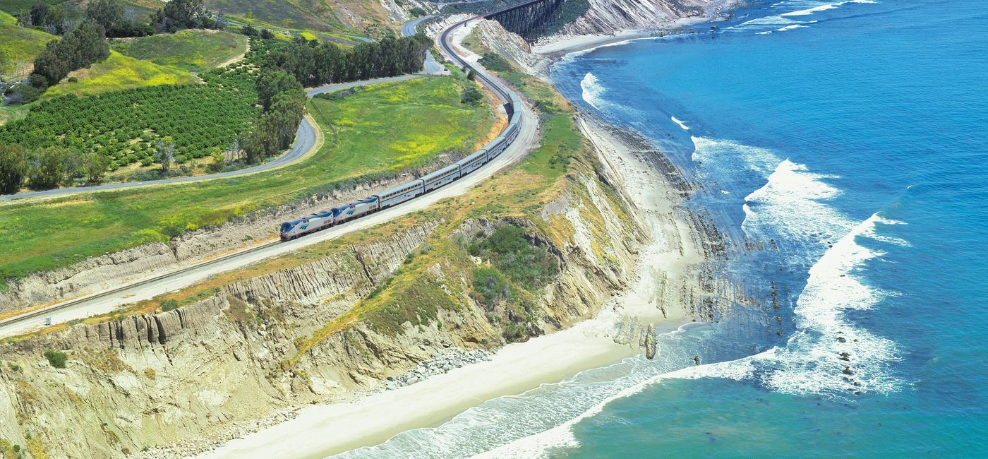 Image: Amtrak's Coast Starlight. (photo via Amtrak) ((photo via Amtrak))