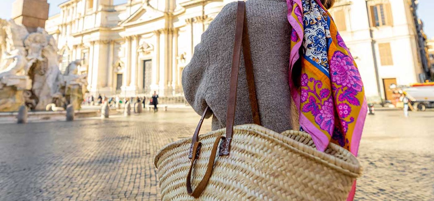 Image: A solo traveler in Rome. (Photo Credit: Cosmos)