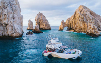 yoga boat, charter boats, boat excursions, Los Arcos, Los Cabos