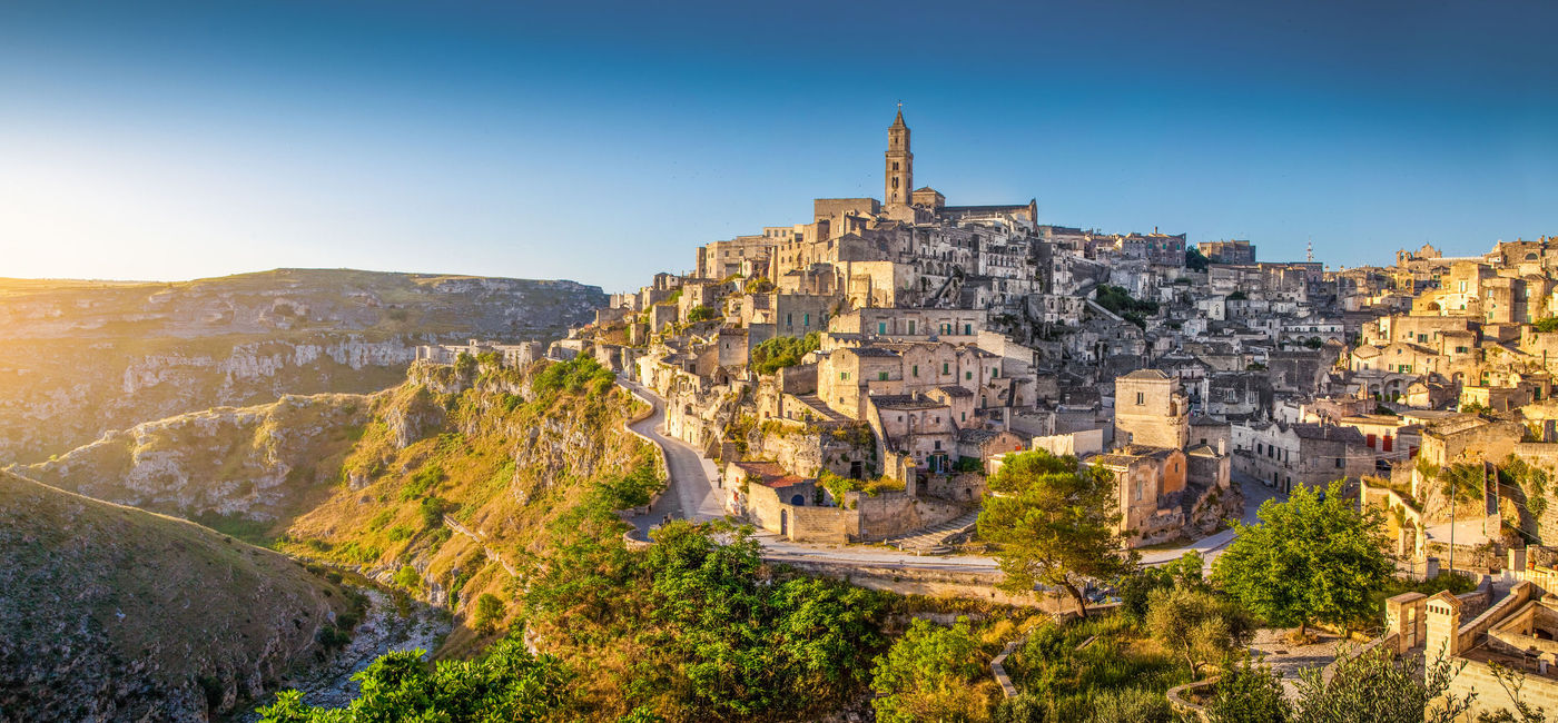 Image: Aerial view of Matera, Italy in the morning. (photo via bluejayphoto / iStock / Getty Images Plus) ((photo via bluejayphoto / iStock / Getty Images Plus))