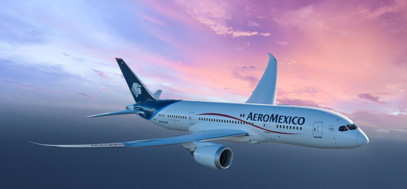Image: The flagship carrier of Mexico will start in 2023 operating around 100 domestic and international routes. (Aeroméxico)