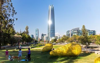 Santiago de Chile, Chile's capital city.