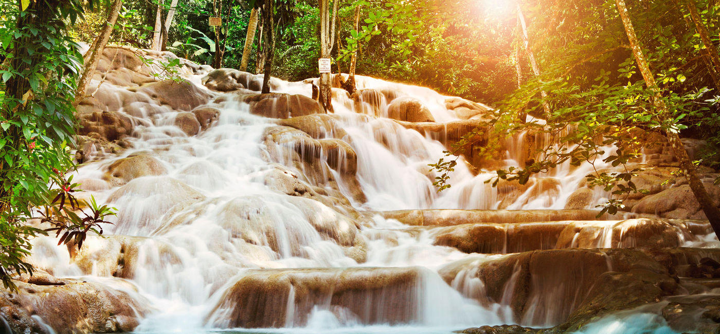 Image: Jamaica's Dunn's River Falls. (Photo via iStock / Getty Images Plus / narvikk)