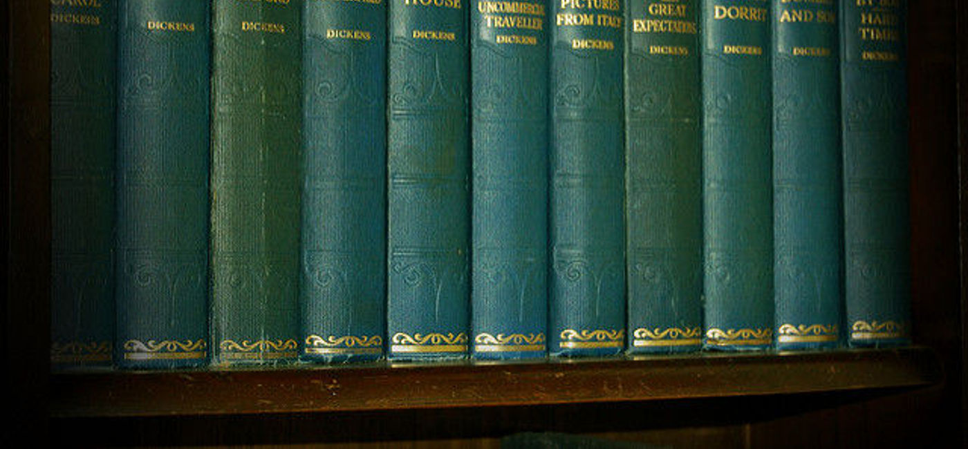 Image: PHOTO: A selection of Charles Dickens novels. (photo via Flickr/David Nicholas)