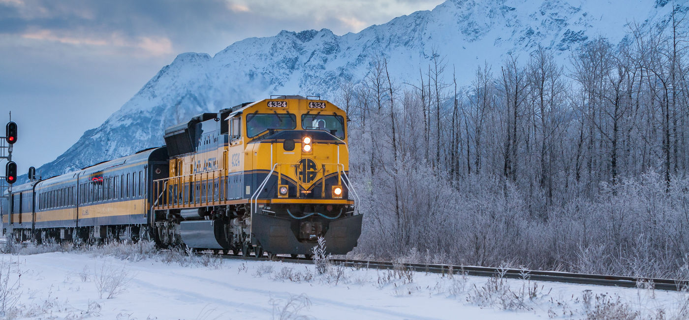 Image: PHOTO: Alaska - Aurora Winter Train. (photo via Vacations By Rail)