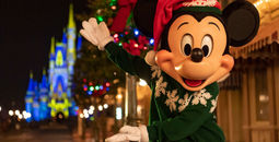 Holiday Mickey Mouse at Disney World