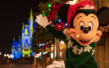 Holiday Mickey Mouse at Disney World